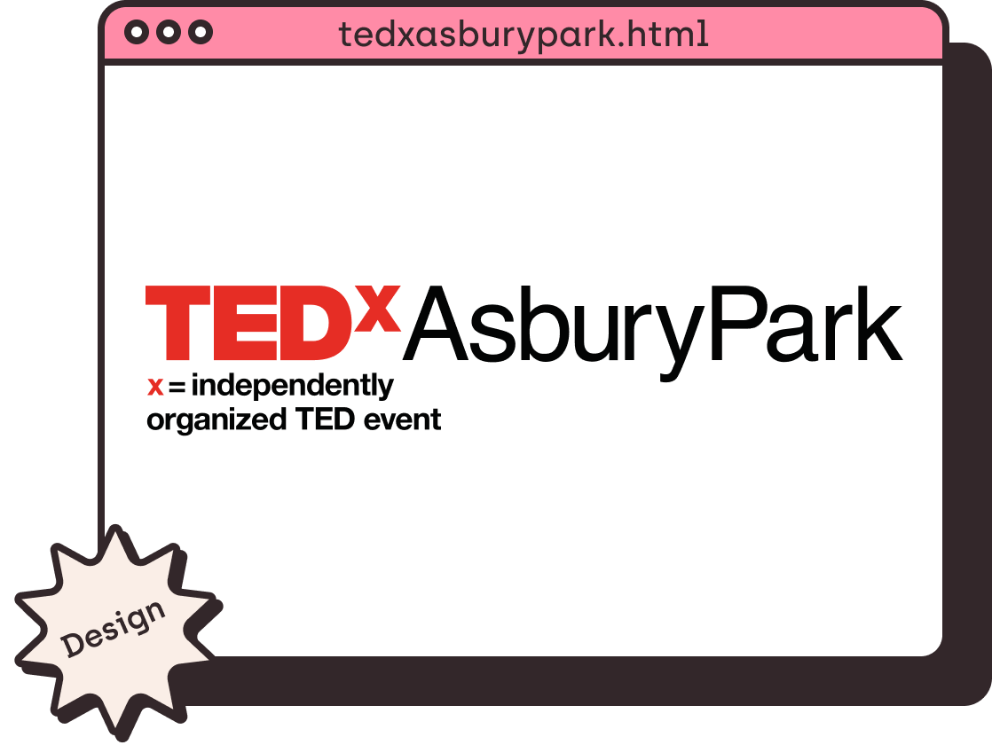 TEDxAsburyPark. Design.